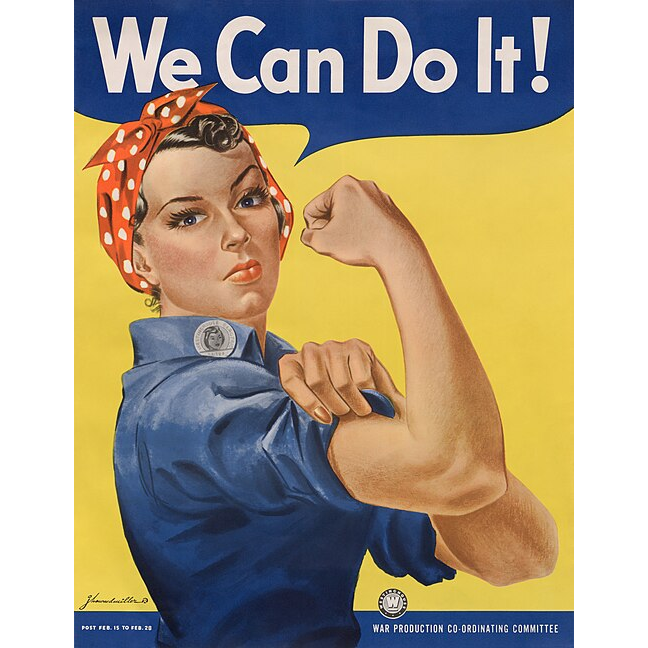 We can do it! #WomenPower